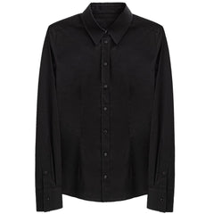 Dolce & Gabbana Schwarzes Hemd aus Baumwolle