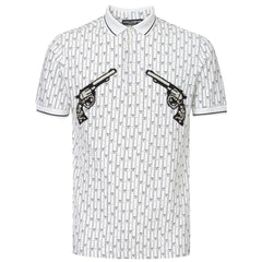 Dolce & Gabbana Poloshirt aus weißer Baumwolle