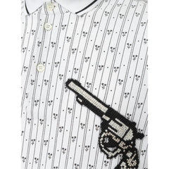 Dolce & Gabbana Poloshirt aus weißer Baumwolle