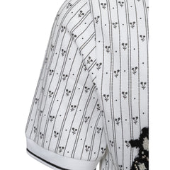 Dolce & Gabbana Poloshirt aus weißer Baumwolle