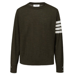 Thom Browne Grünes Wollsweatshirt