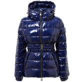 Herno Blauer Polyamid-Mantel