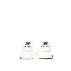 Casadei Weiße Leder-Sneaker
