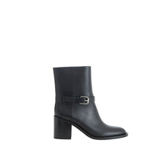 Burberry Stiefeletten aus schwarzem Leder