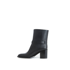 Burberry Stiefeletten aus schwarzem Leder