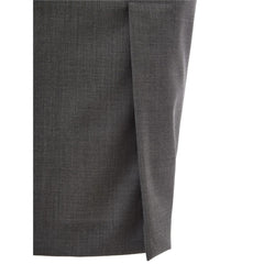 Lardini Midirock aus grauer Wolle