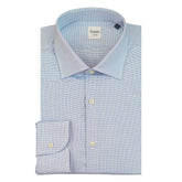Bagutta Blue Cotton Men's Shirt