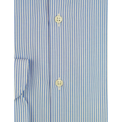 Bagutta Light Blue Cotton Men Shirt