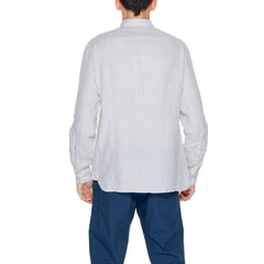 U.S. POLO ASSN. Beiges Leinenhemd