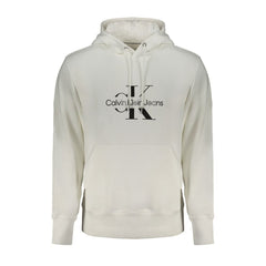 Calvin Klein Herrenpullover aus weißer Baumwolle