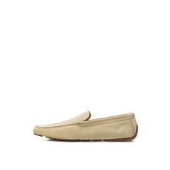 Bally Mokassin aus beigem Leder