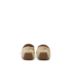 Bally Mokassin aus beigem Leder