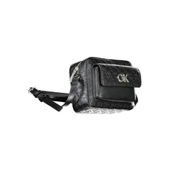 Calvin Klein Schwarze Damen-Schultertasche aus Polyester