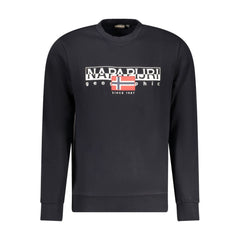 Napapijri Black Cotton Men Sweater
