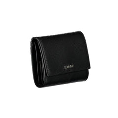 Calvin Klein Schwarze Damen-Geldbörse aus Polyurethan