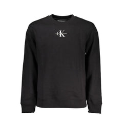 Calvin Klein Herren-Sweatshirt aus schwarzer Baumwolle