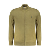 Timberland Herren-Cardigan aus grüner Bio-Baumwolle