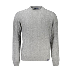 North Sails Grauer Herrenpullover aus Wolle