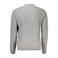 North Sails Grauer Herrenpullover aus Wolle