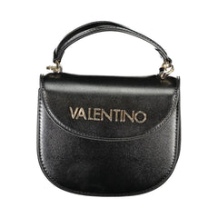 Mario Valentino Nero Polyurethane Women's Bag with Handle and Shoulder Strap