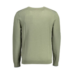 Napapijri Grüner Herrenpullover aus Wolle