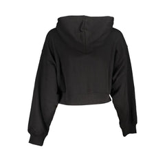 Calvin Klein Schwarzes Damen-Sweatshirt aus Baumwolle