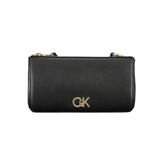 Calvin Klein Schwarze Polyester Damen-Umhängetasche