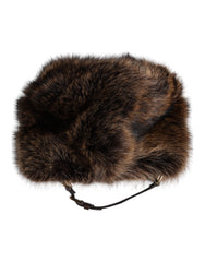 Dolce & Gabbana Brauner Pelz-Damen-Fischerhut