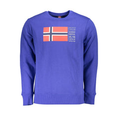 Norwegen 1963 Herren-Kapuzenpullover aus Baumwolle mit Holzkohle-Print