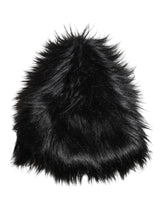 Dolce & Gabbana Zwarte Acryl Bont Dames Bobbelhoed