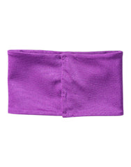 Dolce & Gabbana Damen Schlauchschal aus lila Nylon-Stretch