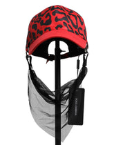 Dolce & Gabbana Rode Katoenen 6 Panelen Dames Baseballcap