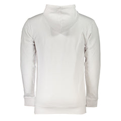 Cavalli Class Herrenpullover aus weißer Baumwolle