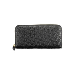 Ralph Lauren Damen-Geldbörse aus schwarzem Leder