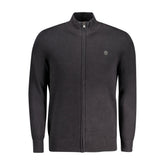 Timberland Schwarzer Herren-Cardigan aus Bio-Baumwolle