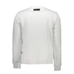 Plein Sport Weißes Baumwoll-Sweatshirt für Herren