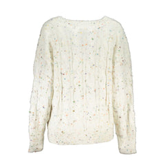 Desigual Weißer Acryl Damenpullover
