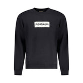 Napapijri Black Cotton Men Sweatshirt