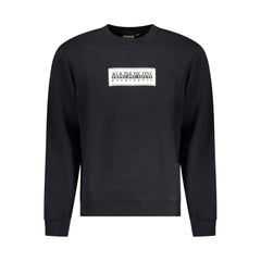 Napapijri Black Cotton Men Sweater