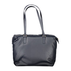 Tommy Hilfiger Damen-Schultertasche aus blauem Polyester