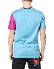 Dolce & Gabbana Kurzarm-T-Shirt mit mehrfarbigem Logo-Print