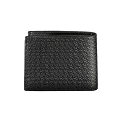 Calvin Klein Nero Leder Herren Geldbörse