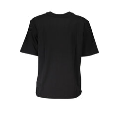 Patrizia Pepe Schwarzes Baumwoll-T-Shirt für Damen