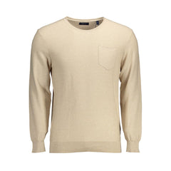 Gant Beige Cotton Men Sweater