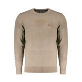 Norway 1963 Brown Wool Men Sweater