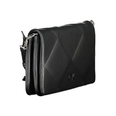Calvin Klein Schwarze Damenhandtasche aus Polyurethan