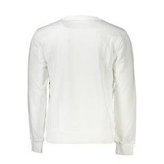 Cavalli Class Bianco Cotton Men Sweatshirt