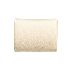 Mario Valentino Beige Damen-Portemonnaie aus Polyurethan