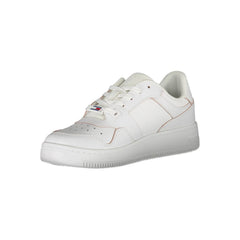 Tommy Hilfiger Damen Sneaker aus weißem Leder