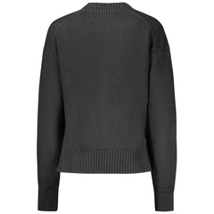 Calvin Klein Schwarzer Baumwollpullover für Damen